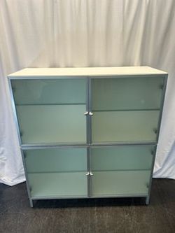 Glass Storage Hutch