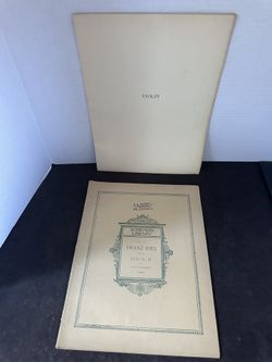Antique 1898 Franz Ries Suite No III Op 34 Violin Piano Sheet Music Schirmer