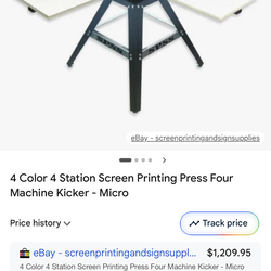 Screen print equipment