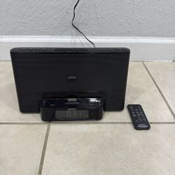 Sony Personal Audio Docking System ICF-CS15iP, Dream Machine, Auto Time Set. Working 