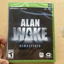 Alan Wake Remastered For Xbox Sealed