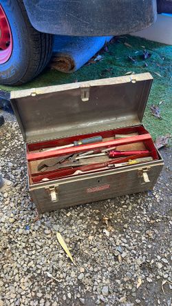 Craftsman Toolbox With Miscellaneous Tools