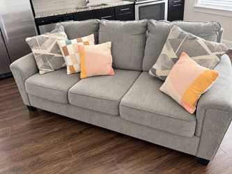 Ashley Furniture 88” Gray Sofa – $199