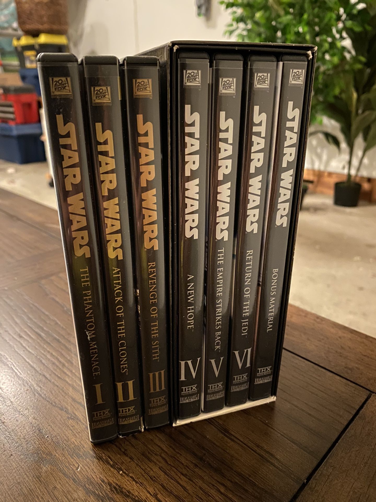Star Wars trilogy set plus bonus DVD (I-VI)