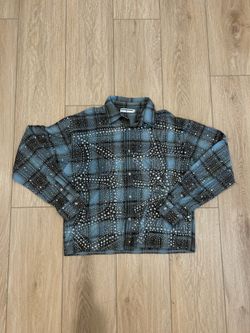 Vale rhinestone flannel