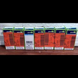 Leviton Decora 20 A 125 V Tamper Resistant Duplex Outlet/Receptacle, Black (7PK)