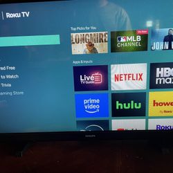 32 Inch Philips Roku Tv (cash Only)