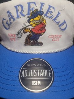 Garfield snap back hat-$20-O.B.O