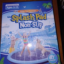 New Splash Pad Non-Slip 87in for kids
New splash pad for kids