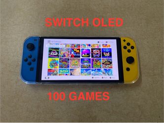 Nintendo Switch OLED with 100 Switch Games