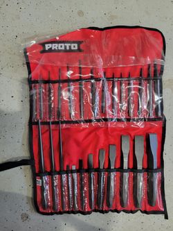 PROTO 26 pc Chisel and Punch Set Never Used