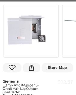 Siemens EQ 125Amp Outdoor Load Center