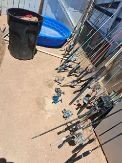 Fishing poles  make offer  for all