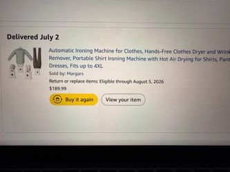 Brand new automatic ironing machine for clothes up to 4xl