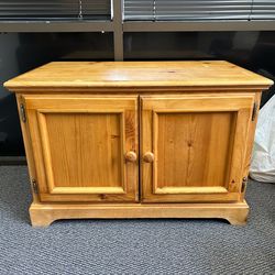 Solid Wood Handcrafted Pine TV Stand / Cabinet / Storage Console