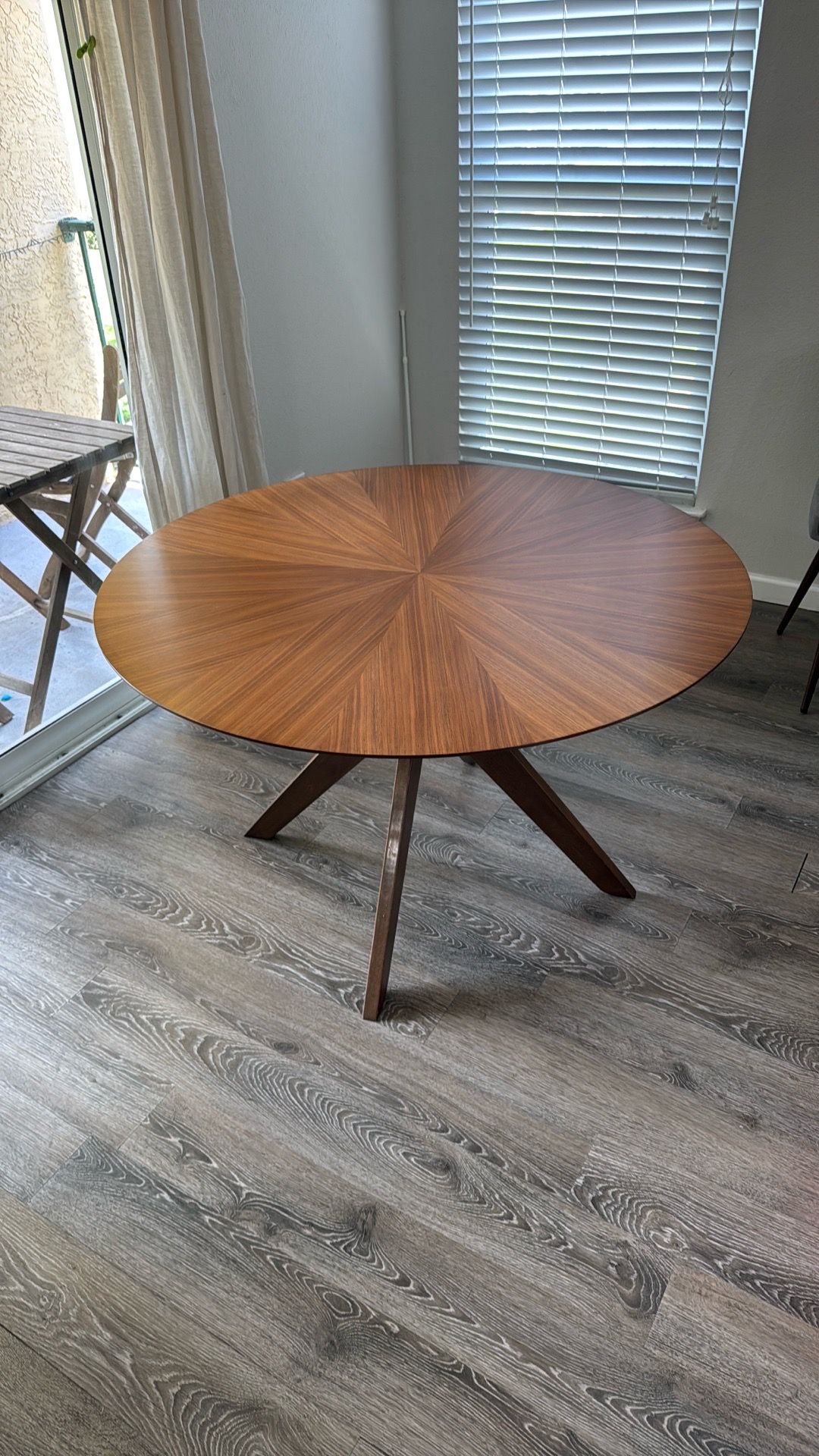 Teakwood Round Table