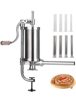 Homemade Sausage Stuffer Maker Vertical Meat Filling Machine 2.5LBS MF-3002CA  .