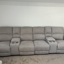 4 seater recliner 