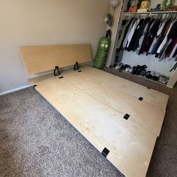 Wood Low (Floor) Bed Frame