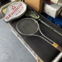 Tennis Racket and Lacrosse Stick