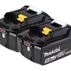 Makita 18V LXT 5.0Ah batteries