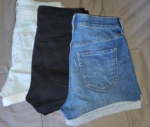 Denim shorts