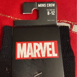 Marvel Mens Crew Socks