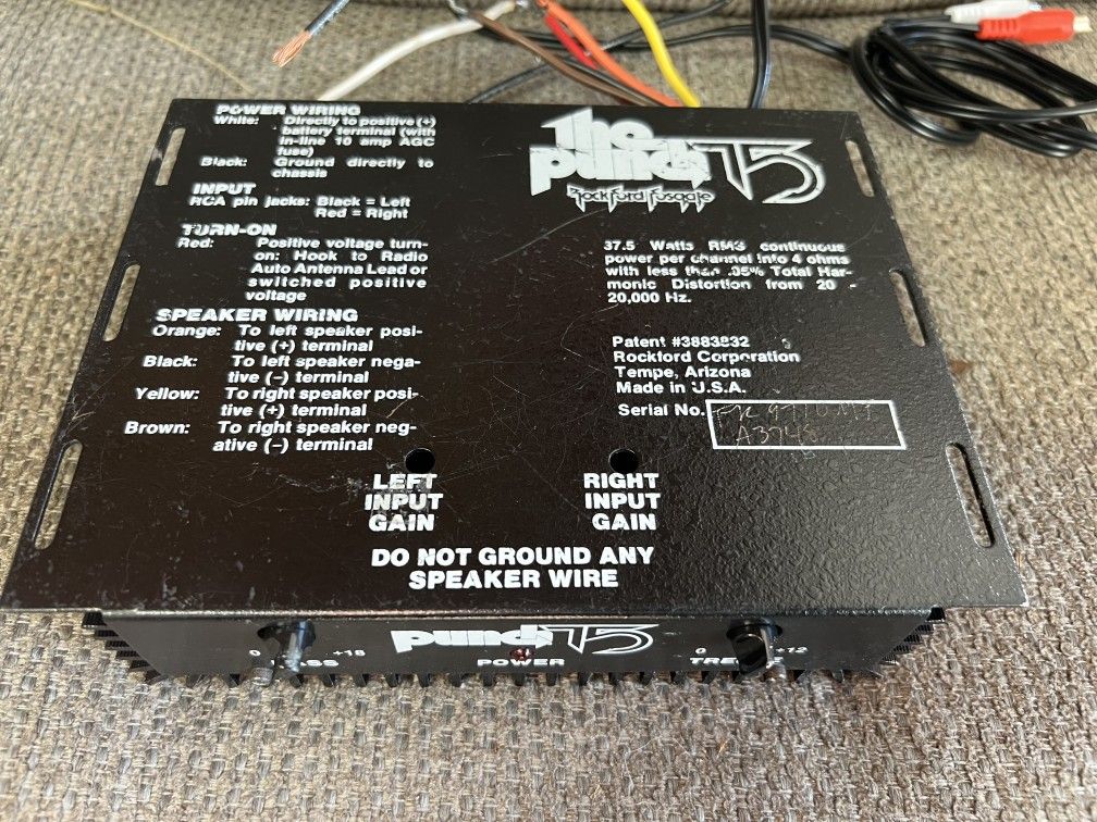 ROCKFORD FOSGATE PUNCH 75 OLD SCHOOL 2-CHANNEL