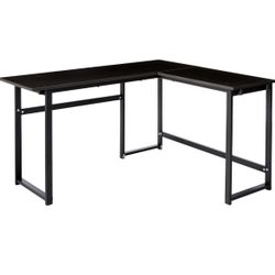 ZINUS Urban L-Shaped Corner Desk, Medium, Black