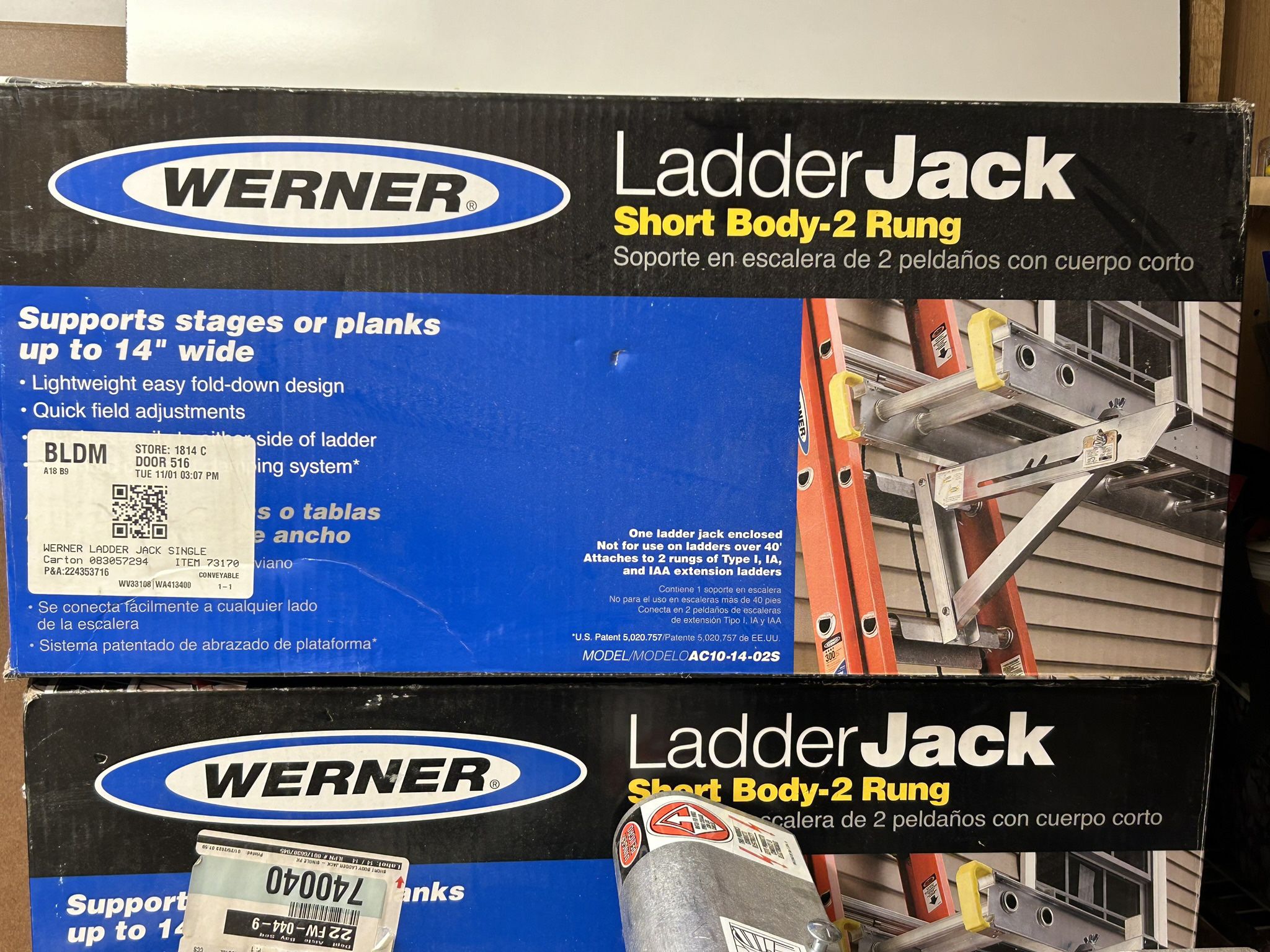 Ladder/walkboard Jacks. 2 Total 