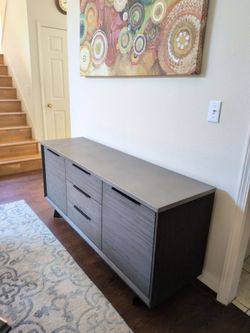 Grey Console Concrete Top Amsterdam