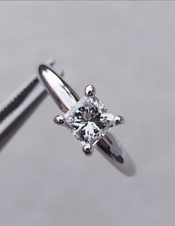 Diamond Solitaire Ring 💍✨️😍