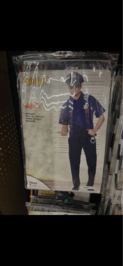 COP COSTUME ADULT MENS SIZE LARGE/XL