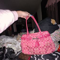 Pink Coach Purse 