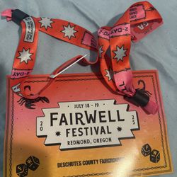 2 2-day GA Wristbands for fairwell festival 