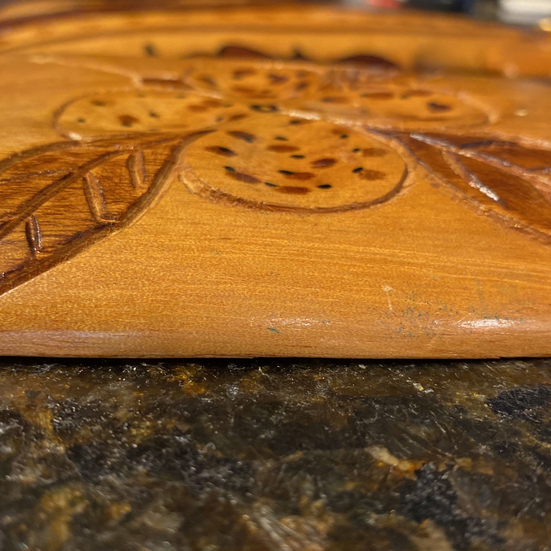 Carved Wooden Wall Decor