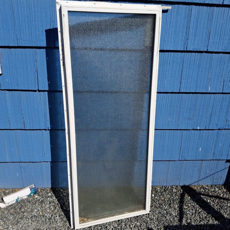 Vinyl Window 24x60 Picture Obscured Glass for Sale in Seattle, WA - OfferUp