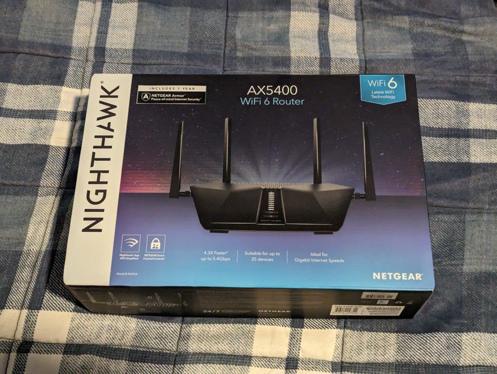 Router - Netgear Nighthawk AX5400 WiFi 6 Router