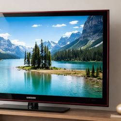 Samsung 52” “Touch of Color” Series 7 HDTV – Red Crystal Bezel – Designer Look