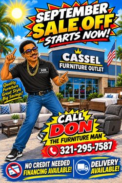 *September Sale Off Extended!!!*---Best Priced New In Box Furniture!!!----Delivery/No Credit Needed Financing💪