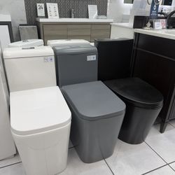 Regular One Piece Toilets White / Gray / Black
