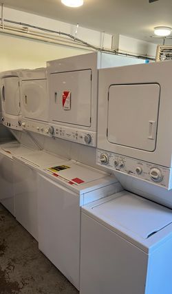 Frigidaire Laundry Center – Top Load Washer + Electric Dryer, 27"