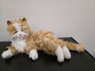 Electronic Toy Cat with Touch Sensors and Meowing Sounds and small movements