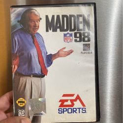 Sega Genesis Madden 98