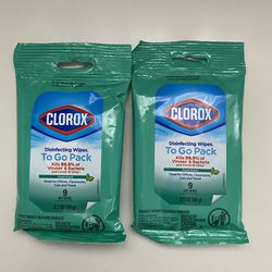 Clorox To Go packs -2 for $1