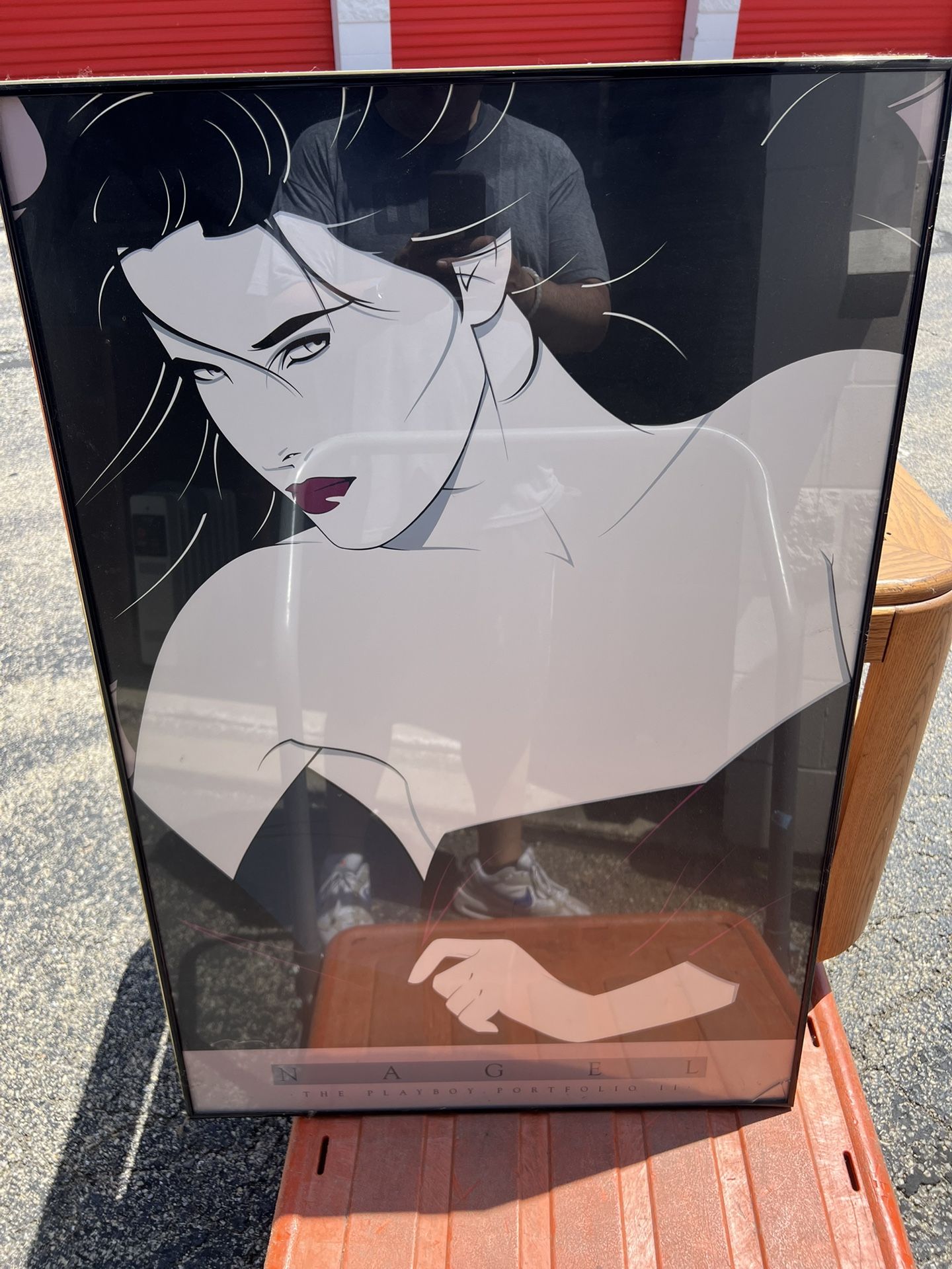 Vintage Patrick Nagel Art Poster Print Playboy Portfolio II Framed