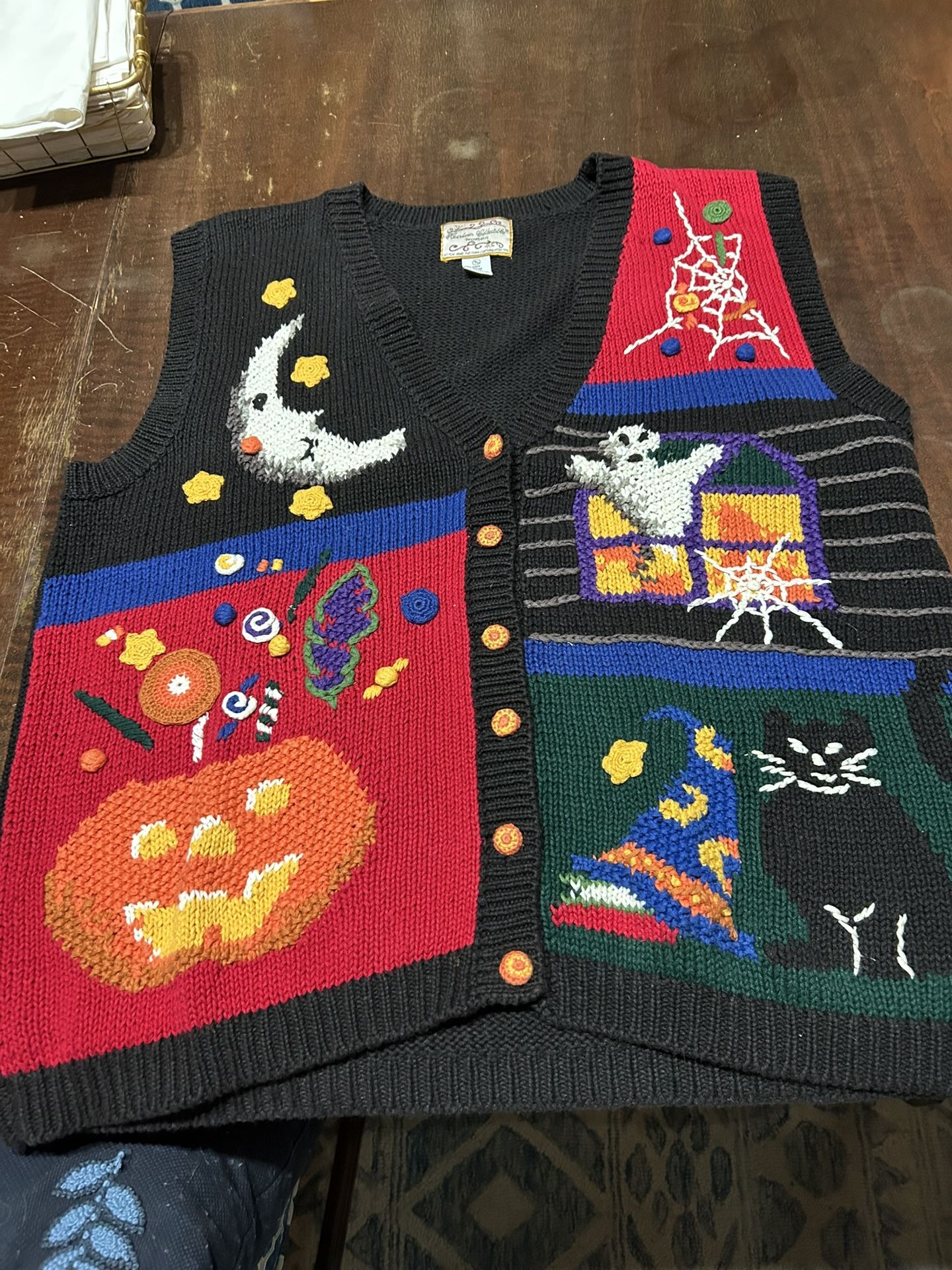 Women’s Halloween Holiday Sweater Vest
