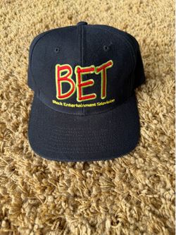 Vintage BET Black Entertainment Television Snapback Hat 90s