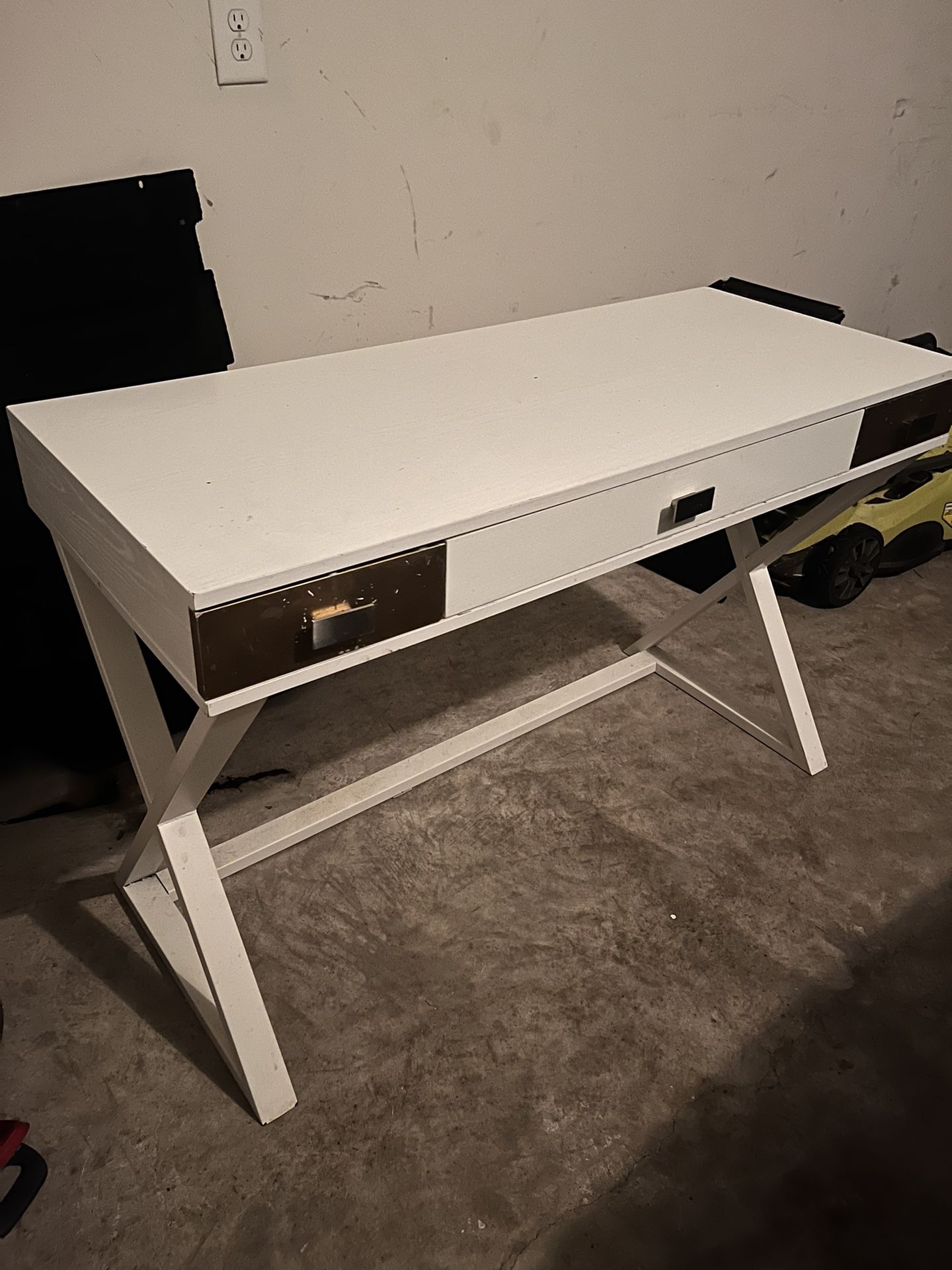 White Desk ( Few Paints Chips At Top )