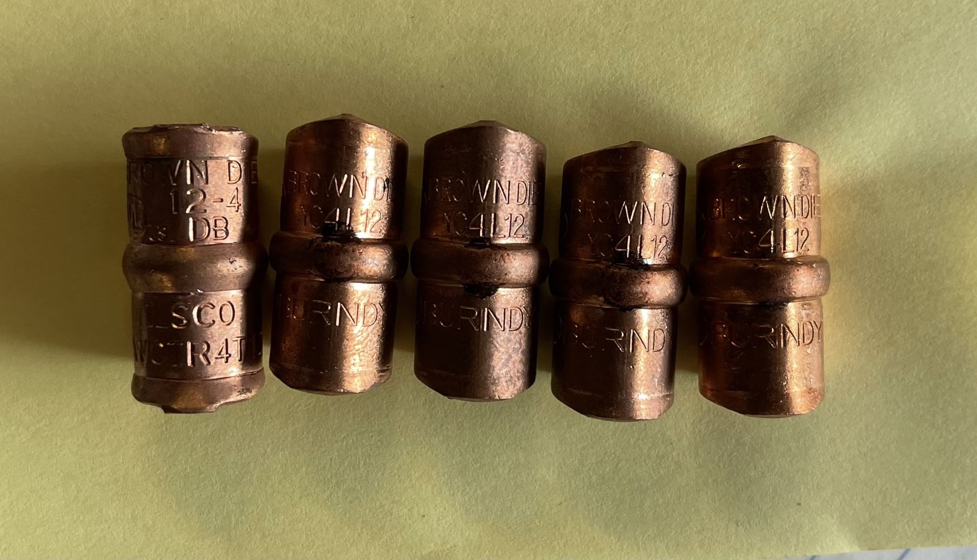 BURNDY BROWN DIE YC4L12